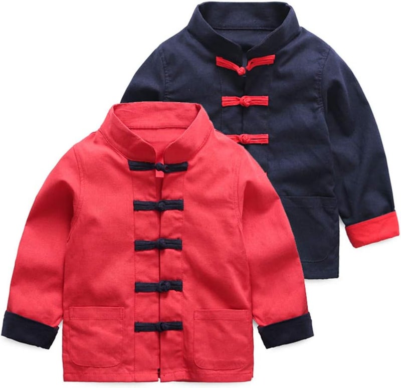 Mud Kingdom Boys Dress Coats Chinese New Year Tang Jacket - Image 3